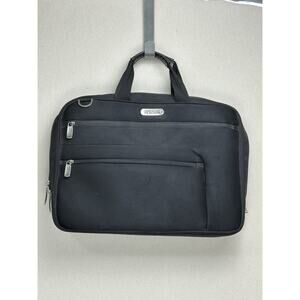 Kenneth Cole REACTION Leather Briefcase/Messenger Bag/Laptop Case Mens Carry On